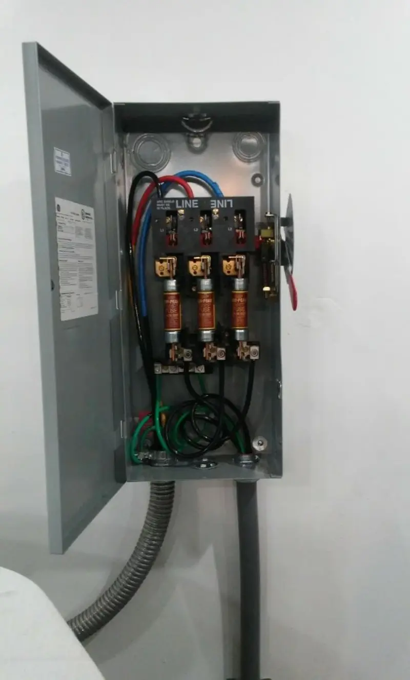 Three-phase disconnect switch installed for Electrical Wiring & Rewiring in Windber